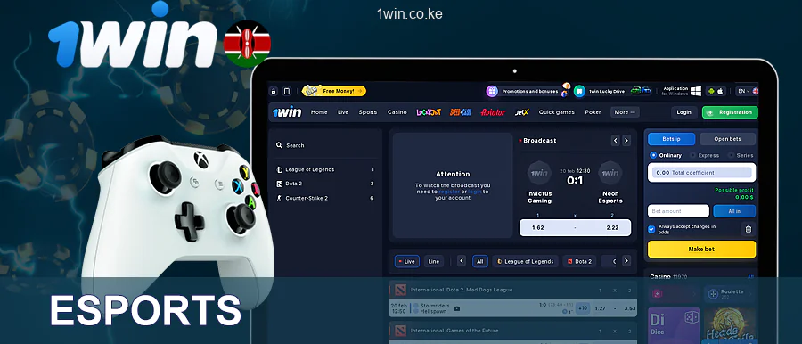 1win Website in Kenya