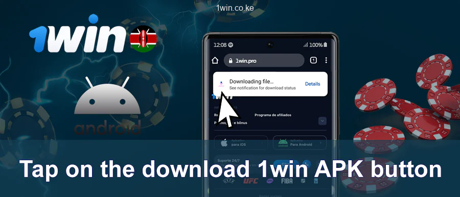 Confirm your action on the 1win Casino website to proceed.