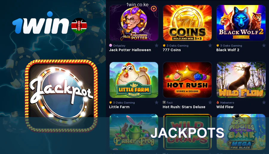 Jackpot games in 1win casino