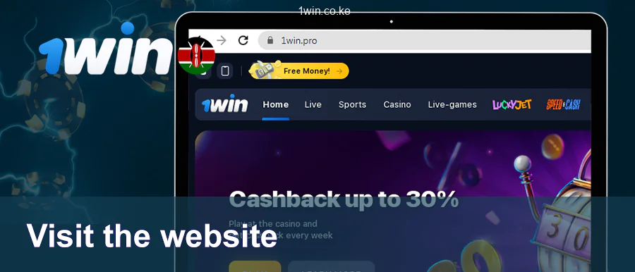 Visit the 1win Website
