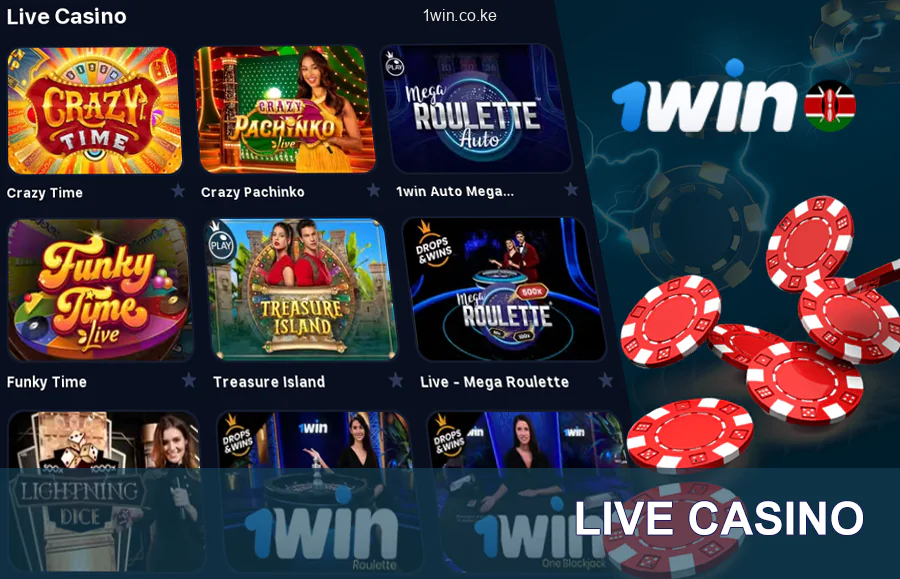 1Win Live Casino In Kenya