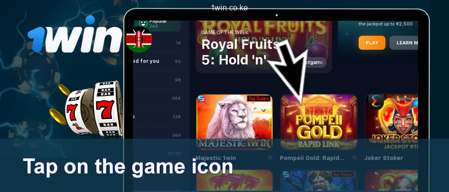 Select Casino Game 1win
