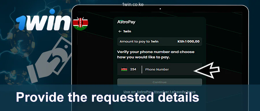 Fill Out The Payment Form
